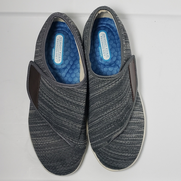 Youyun Diabetic Shoes for Elderly Unisex Women's 9.5 Men's 8.5 Walking Shoe - Picture 5 of 9